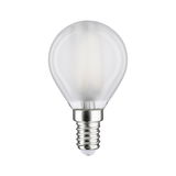Small LED bulb with frosted glass and E14 base for energy-efficient lighting