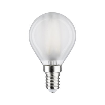 Kleine LED-Glühbirne mit mattiertem Glas und E14-Fassung für energiesparende Beleuchtung