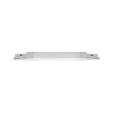 White LED tube light with metal end caps, energy-efficient indoor lighting solution