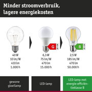 Vergelijking conventionele gloeilamp, LED-lamp en ultra-efficiënte LED-lamp met energieverbruik en levensduur
