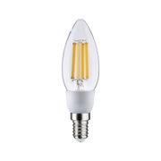 LED-Kerzenlampe mit klarer Glasabdeckung und E14-Fassung für energiesparende Beleuchtung