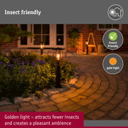 Bollard light Classic insect friendly IP44 500mm 2200K 4,3W 420lm 230V Black E27 Metal