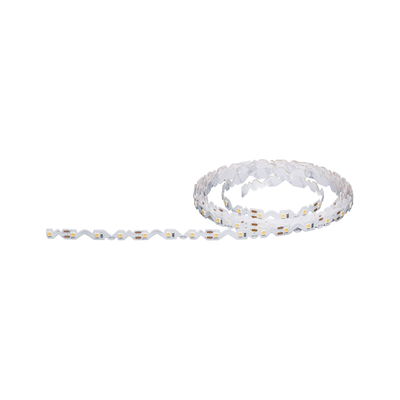 Flexibele witte LED-strip met warmwitte lampjes voor decoratieve verlichting en accenten