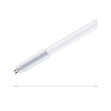 White LED tube light with two gold contacts, energy-efficient fluorescent tube for indoor lighting