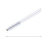 White LED tube light with two gold contacts, energy-efficient fluorescent tube for indoor lighting
