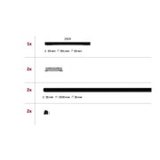 URail Rail Basic Set 230V Black matt