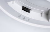 White plastic rotary switch with WW, NW, and CW light color settings for LED lighting control