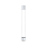 Moderne witte metalen LED-hanglamp met cilindrisch ontwerp voor stijlvolle binnenverlichting