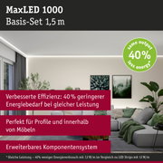 MaxLED 1000 LED-Lichtleiste 1,5 m in Weiß für energiesparende Raumbeleuchtung