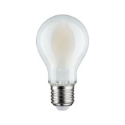 Mattweiße LED-Glühbirne mit E27-Fassung aus Glas für energiesparende Beleuchtung