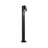 Applique extérieure noire en aluminium avec tête orientable pour éclairage ciblé de jardin