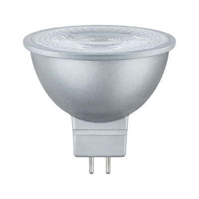 Silberne LED-Reflektorlampe mit GU5.3 Sockel für energiesparende Beleuchtung