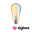 Filament 230 V Smart Home Zigbee 3.0 LED-kolf ST64 E27 600lm 7,5W Tunable White dimbaar Goud Transparante glazen lamp met spiraalvormige gloeidraad en E27-fitting, Zigbee compatibele LED-lamp