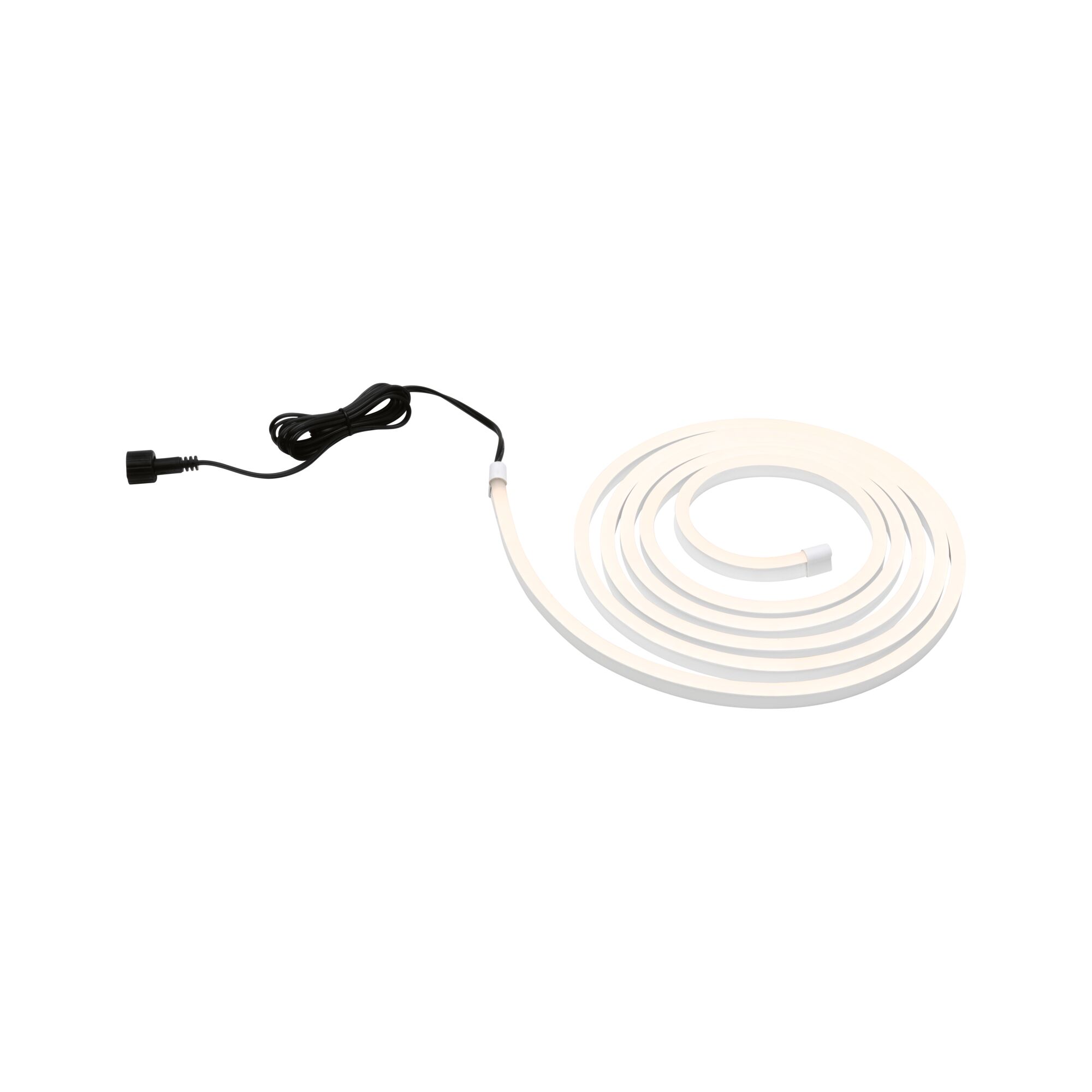 Bande LED flexible blanche avec câble noir pour solutions d'éclairage modernes