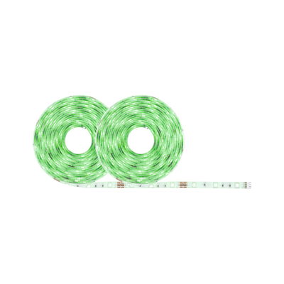 Deux bandes LED vertes flexibles pour éclairage décoratif et ambiances lumineuses