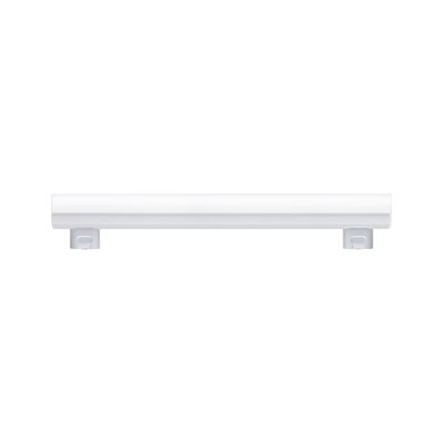 Luminaire LED blanc en plastique avec deux points de fixation pour éclairage intérieur moderne