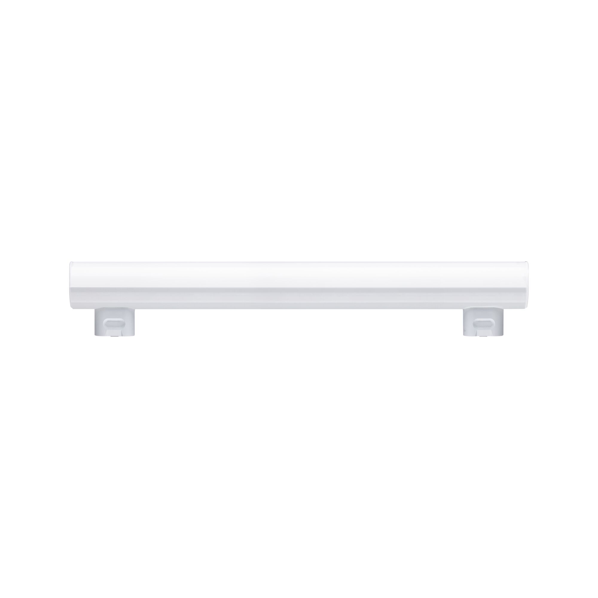 Witte LED-lamp van kunststof met twee bevestigingspunten voor moderne binnenverlichting