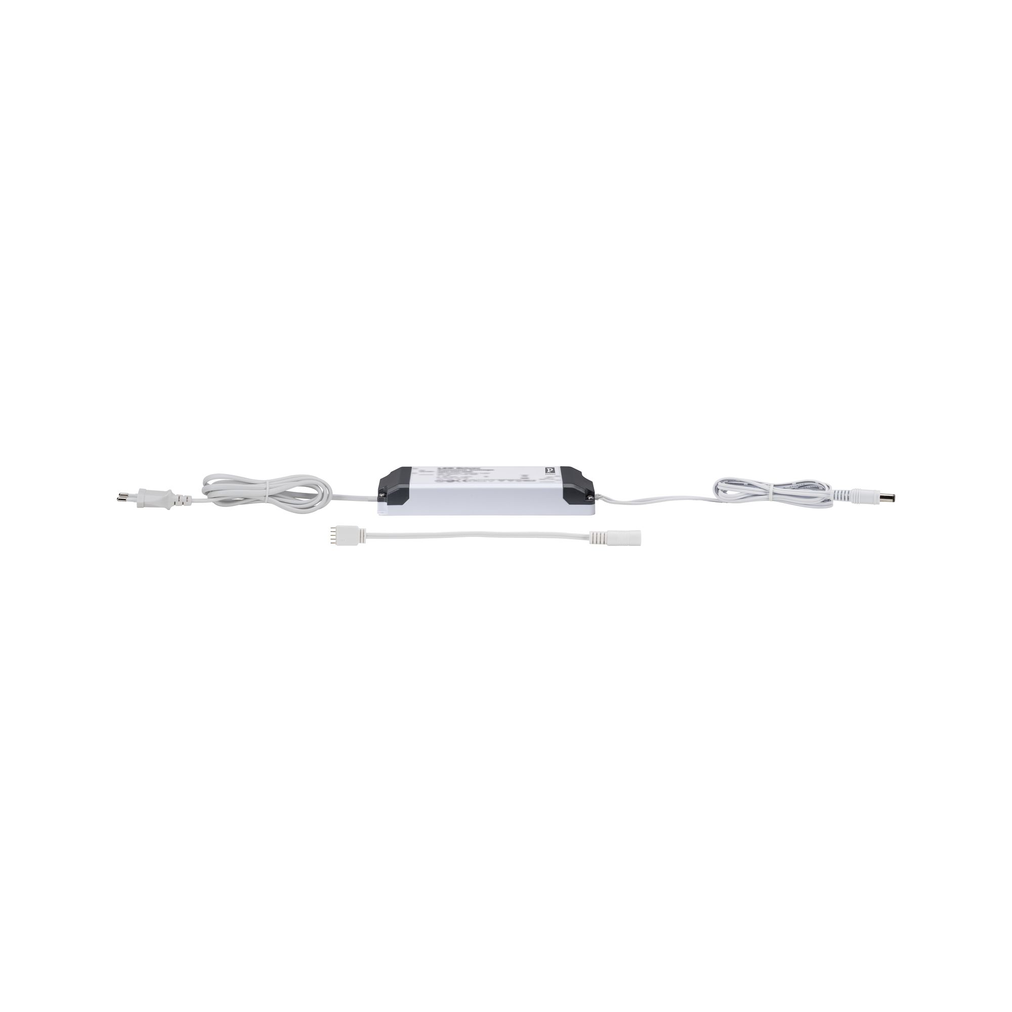 MaxLED Zubehör Power Supply 40VA Weiß 230/24V 40VA Weiß Weißer LED-Treiber mit Anschlusskabeln für LED-Beleuchtung, energiesparende Lichttechnik