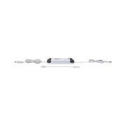 White LED power supply with cables for lighting systems, energy-efficient transformer device