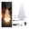Plug & Shine Kit Objet lumineux LED Tree IP67 3000K 2,8W blanc Sapin de Noël LED blanc en plastique avec piquet et câble pour éclairage extérieur d'ambiance