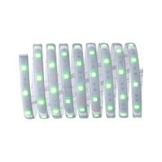 Bande LED flexible avec diodes vertes lumineuses et dos autocollant pour éclairage polyvalent.
