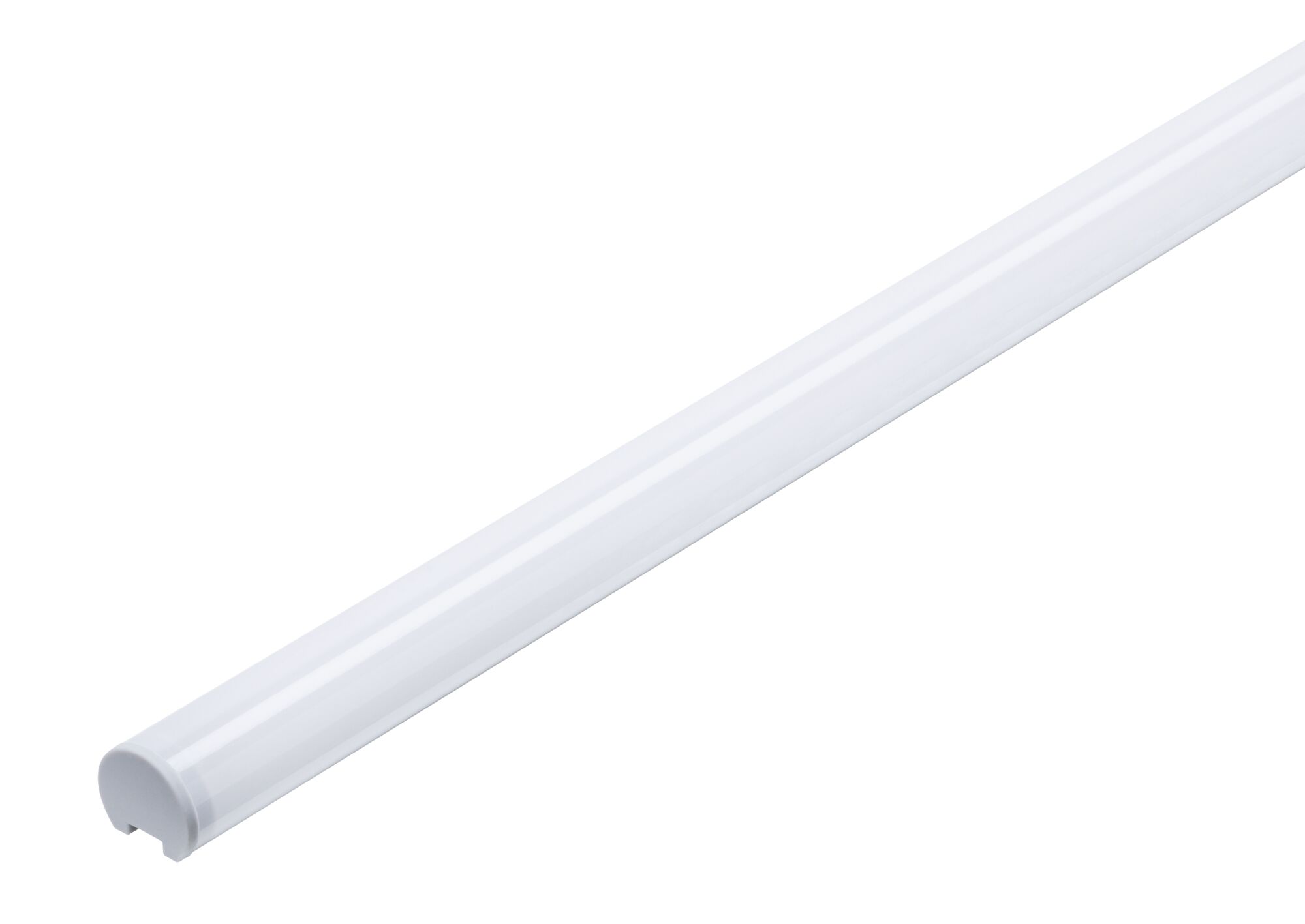 Profilé de strip LED Tube 2m Alu anodisé Longue lampe LED blanche en plastique pour un éclairage intérieur économe en énergie