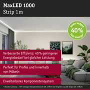 MaxLED 1000 LED-Lichtstreifen 1 m mit 40 % weniger Energieverbrauch für effiziente Raumbeleuchtung