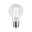 Eco-Line Filament 230 V LED-pære E27 Enkelt lysarmatur 840lm 4,5W 3000K dæmpbar Klar Klassisk LED-pære med klart glas og sølvbase til energieffektiv belysning