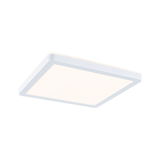 Square white LED ceiling light with slim design for modern rooms and energy-efficient lighting