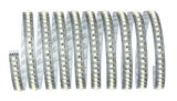 Flexibele LED-strip met warmwitte LEDs op zilveren printplaat voor decoratieve verlichting