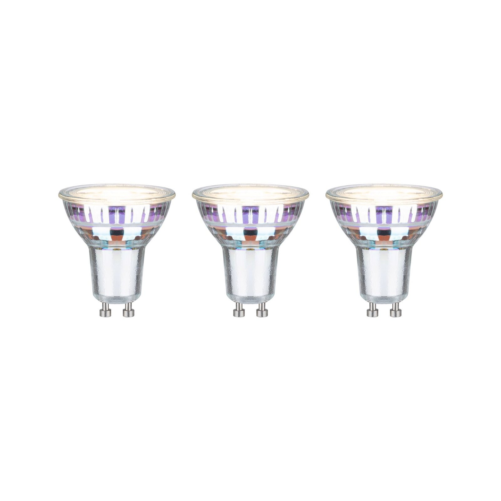 Eco-Line Standard 230V LED Reflektor GU10 3x450lm 3x2,5W 3000K Silber
