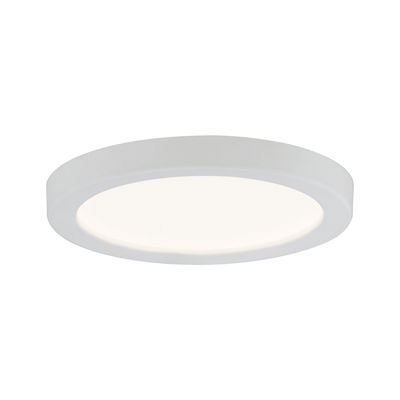 Ronde witte LED-plafondlamp met matte kunststofrand voor energiezuinige verlichting
