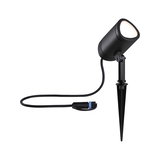 Projecteur LED de jardin noir avec piquet et câble pour éclairage extérieur moderne