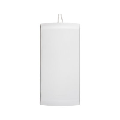 White rectangular LED panel made of plastic with cable for modern lighting solutions