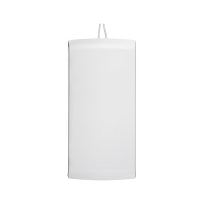 Weißes rechteckiges LED-Panel aus Kunststoff mit Kabel für moderne Beleuchtungslösungen