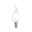 Filament 230 V Bougie LED Cosy E14 470lm 4,8W 2700K gradable Satiné Ampoule LED en forme de flamme en verre clair avec culot E14 pour éclairage décoratif