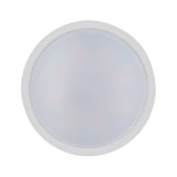 Plafonnier LED rond blanc avec diffuseur en plastique dépoli pour éclairage économique de la pièce