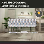 MaxLED 500 basisset met warmwit LED-licht en voeding voor eenvoudige installatie in huis