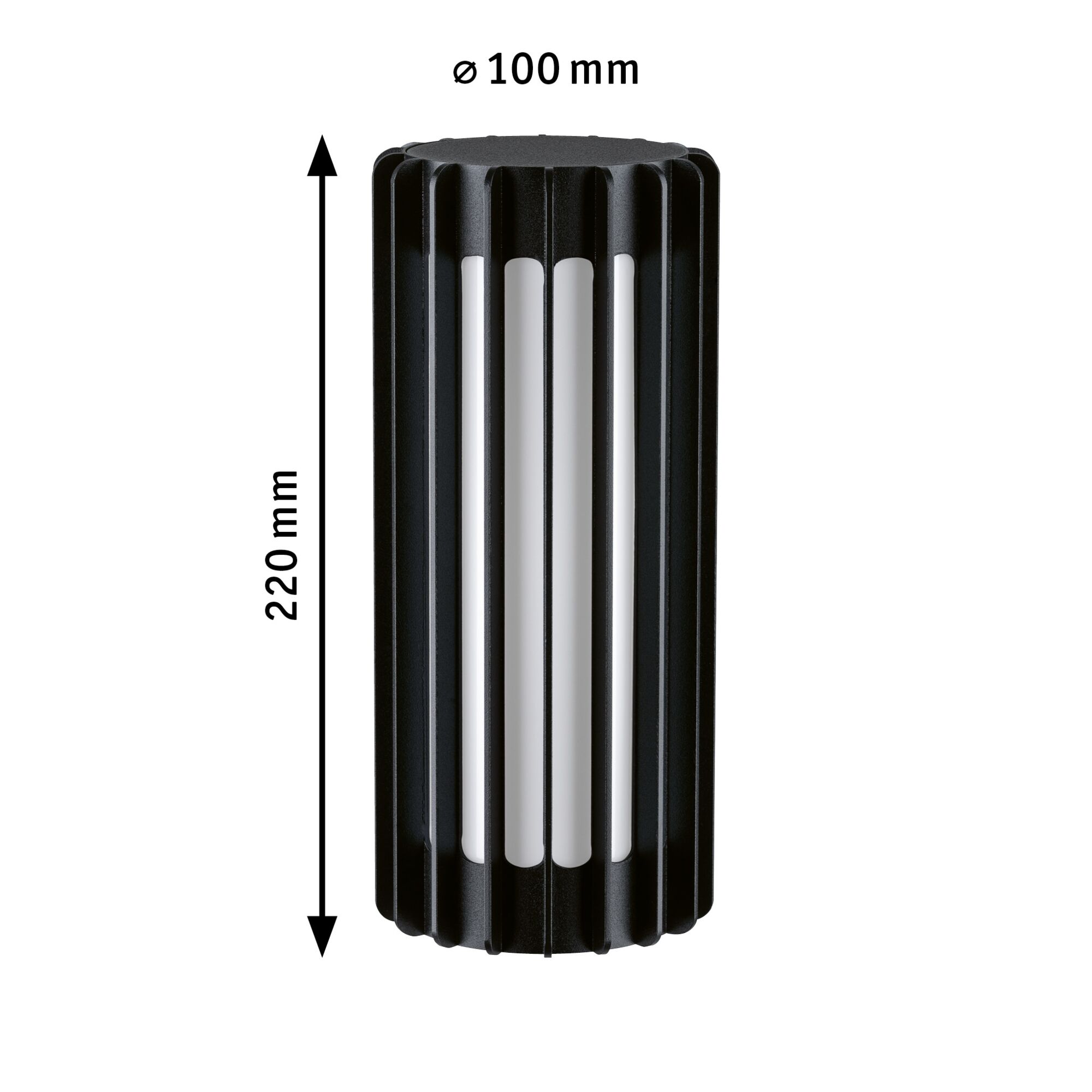 ModuShine Shade Ferina IP44 cylindrical Anthracite