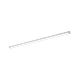 Plafonnier LED blanc en aluminium fin avec lumière blanc chaud pour intérieurs modernes