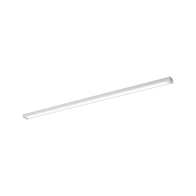 Plafonnier LED blanc en aluminium fin avec lumière blanc chaud pour intérieurs modernes