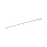 Plafonnier LED blanc en aluminium fin avec lumière blanc chaud pour intérieurs modernes