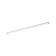 Schlanke weiße LED-Deckenleuchte aus Aluminium mit warmweißem Licht für moderne Innenräume