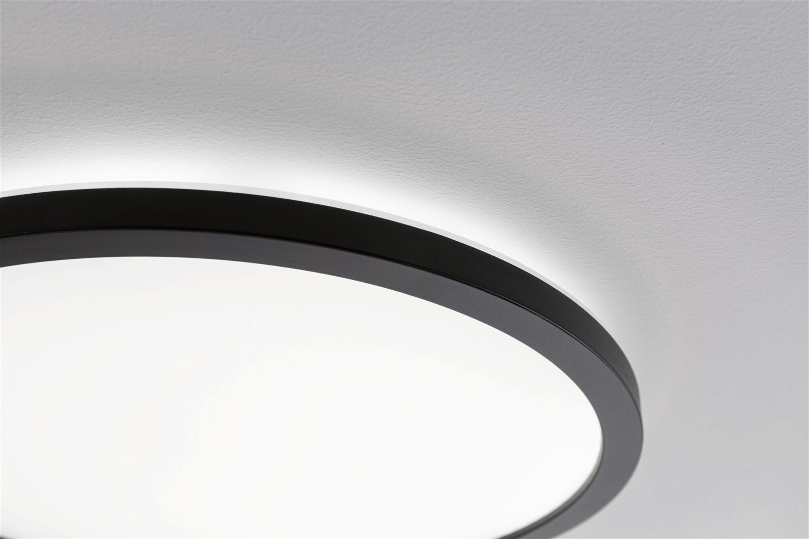 Panneau LED 3-Step-Dim Atria Shine Backlight rond 420mm 22W 2300lm 4000K Noir gradable