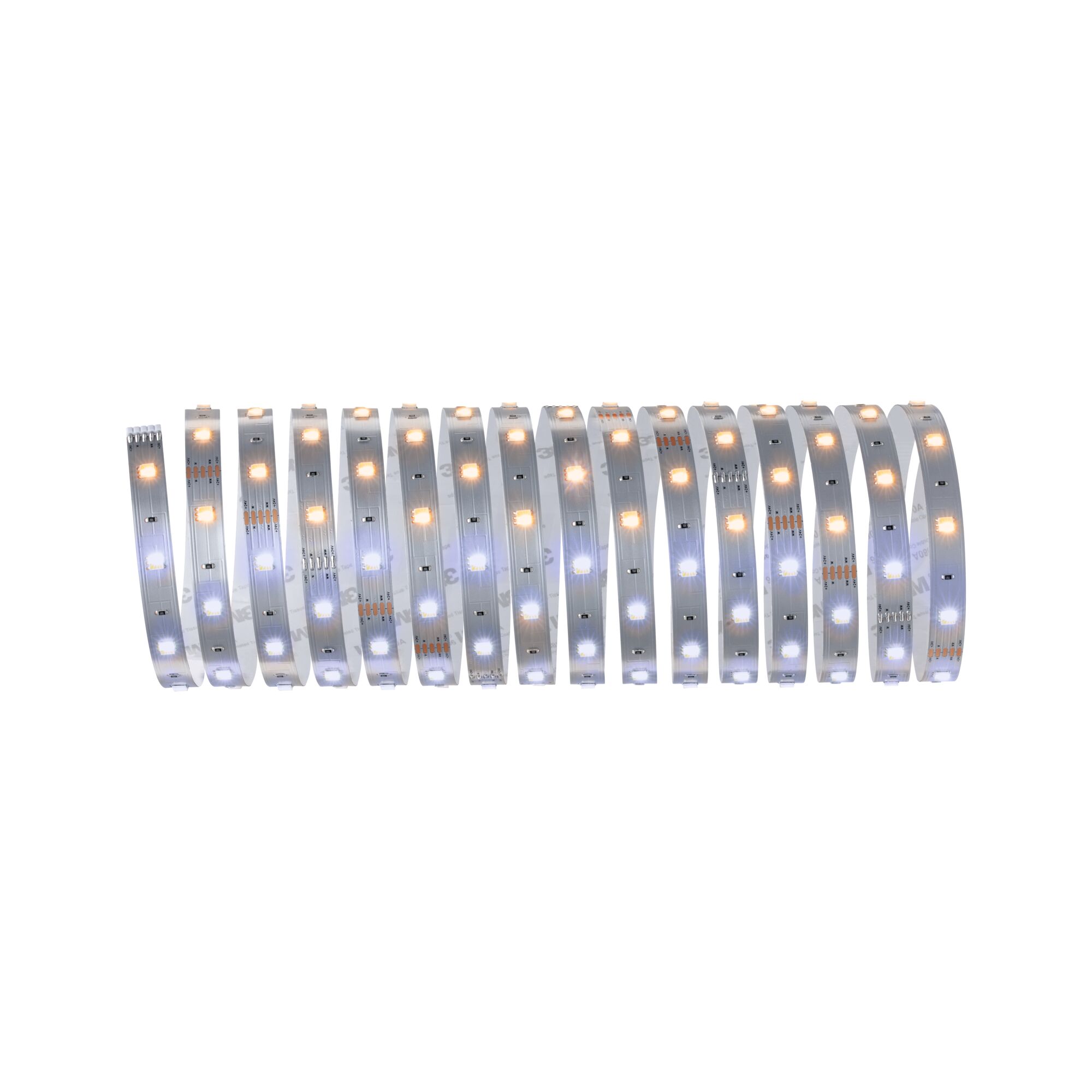 Flexible LED strip with warm and cool white LEDs for versatile lighting applications