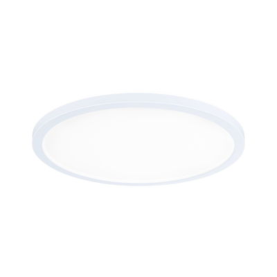 Rund hvid LED-loftslampe med plastikramme til energieeffektiv belysning
