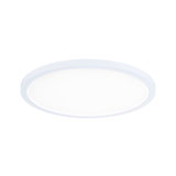 Runde weiße LED-Deckenleuchte mit Kunststoffrahmen für energiesparende Raumbeleuchtung