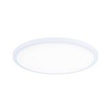 Plafonnier LED rond blanc avec cadre en plastique pour éclairage économique de la pièce