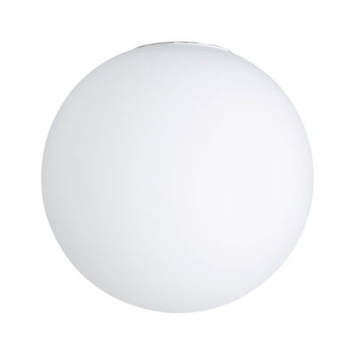 Plafonnier rond en verre blanc pour éclairage moderne avec technologie LED économique