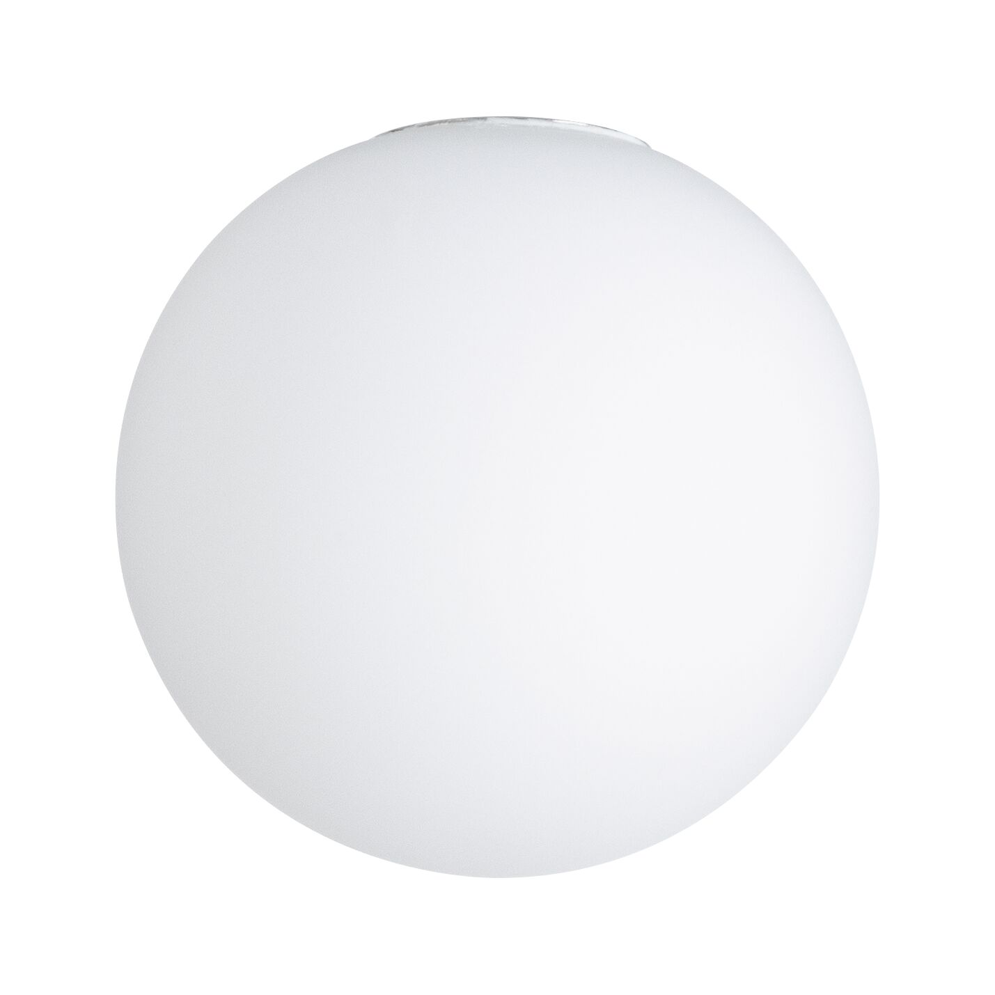 Round white glass ceiling light for modern home lighting with energy-saving LED technology